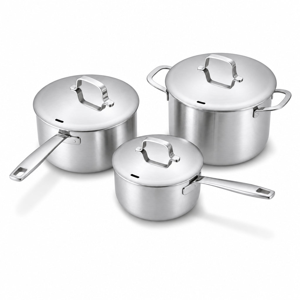 5-Ply Stainless Pot Set, 6-Piece