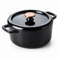 Enameled Cast Iron Round Dutch Oven, 5-Qt