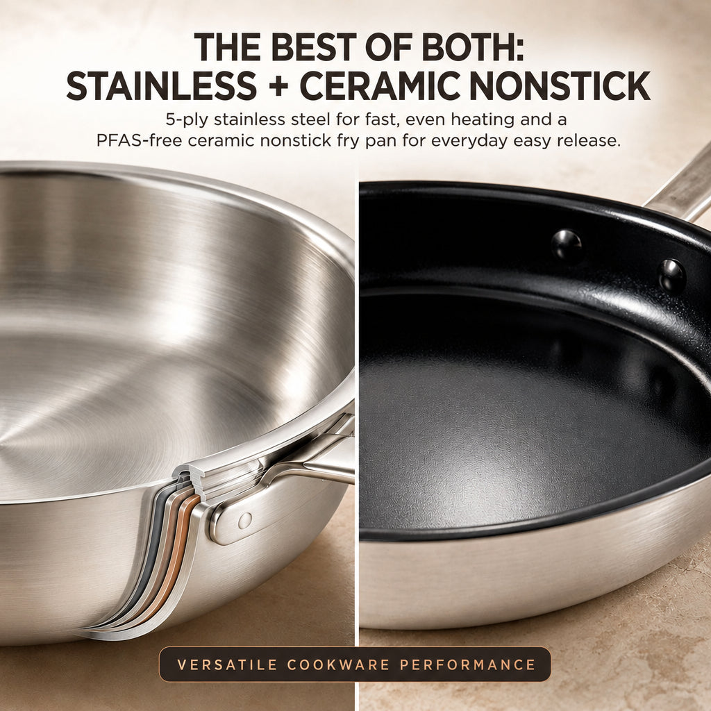 Hybrid Cookware Set, 7-Piece